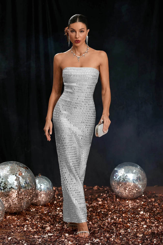 Mariella Strapless Maxi Dress - REBECATHELABEL