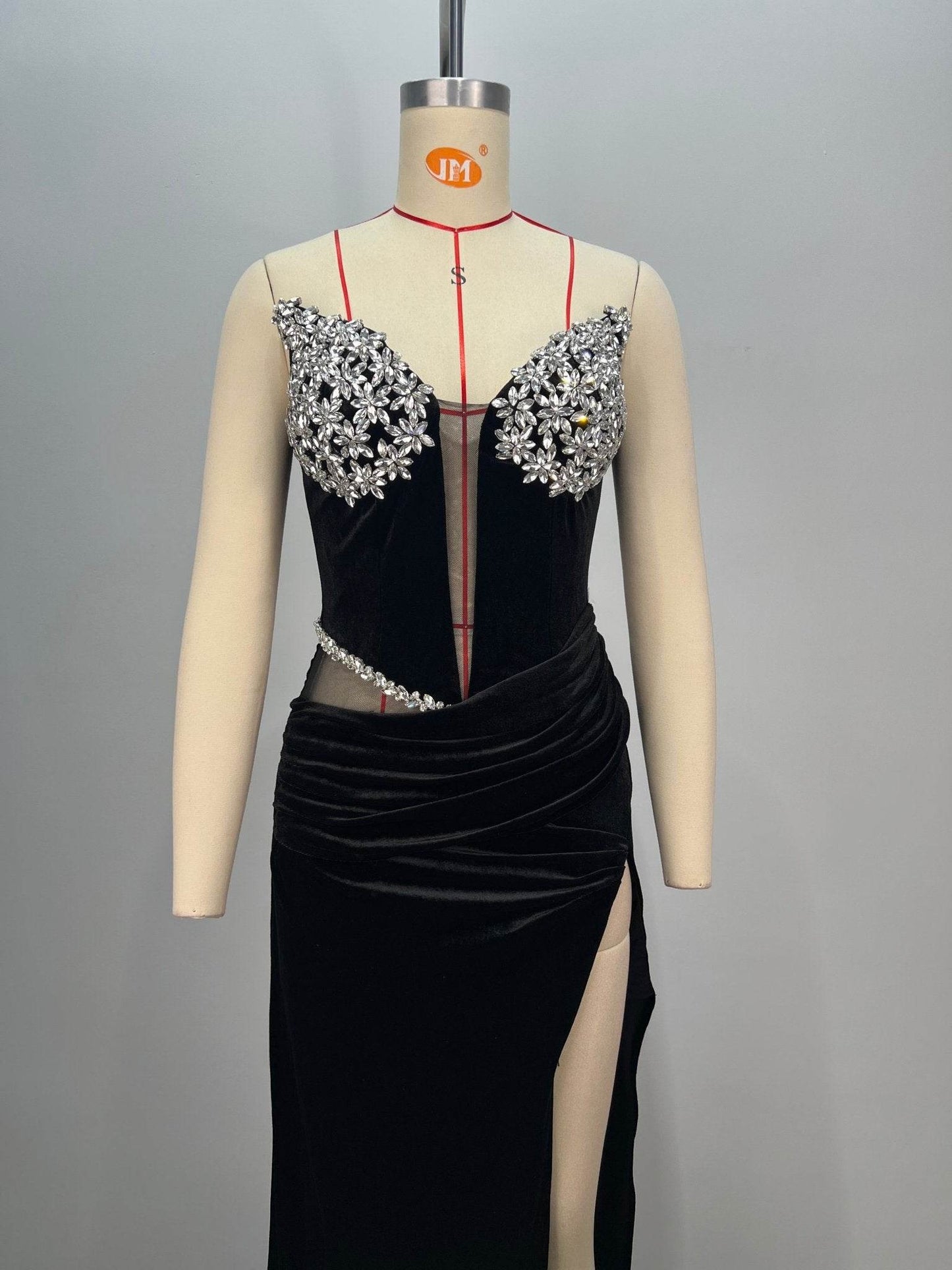 Melisa velvet dress - REBECATHELABEL