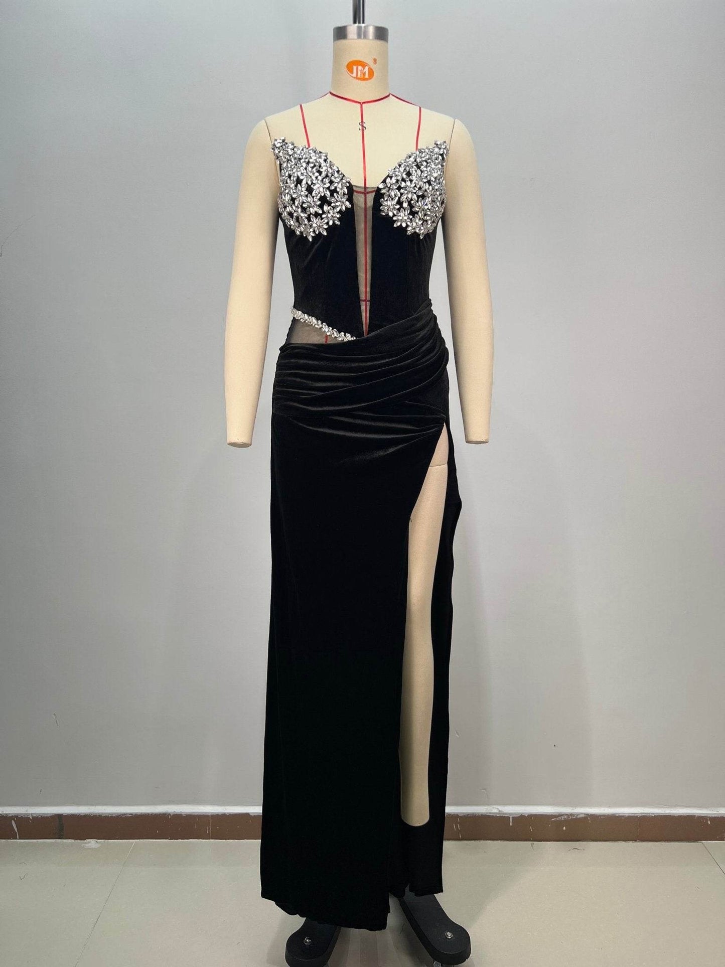 Melisa velvet dress - REBECATHELABEL