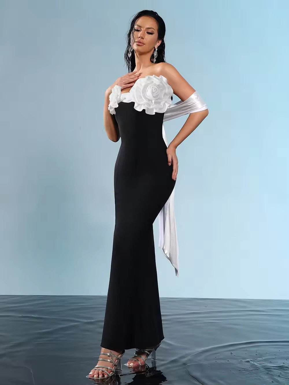 Mermaid Bandage Maxi Dress - REBECATHELABEL