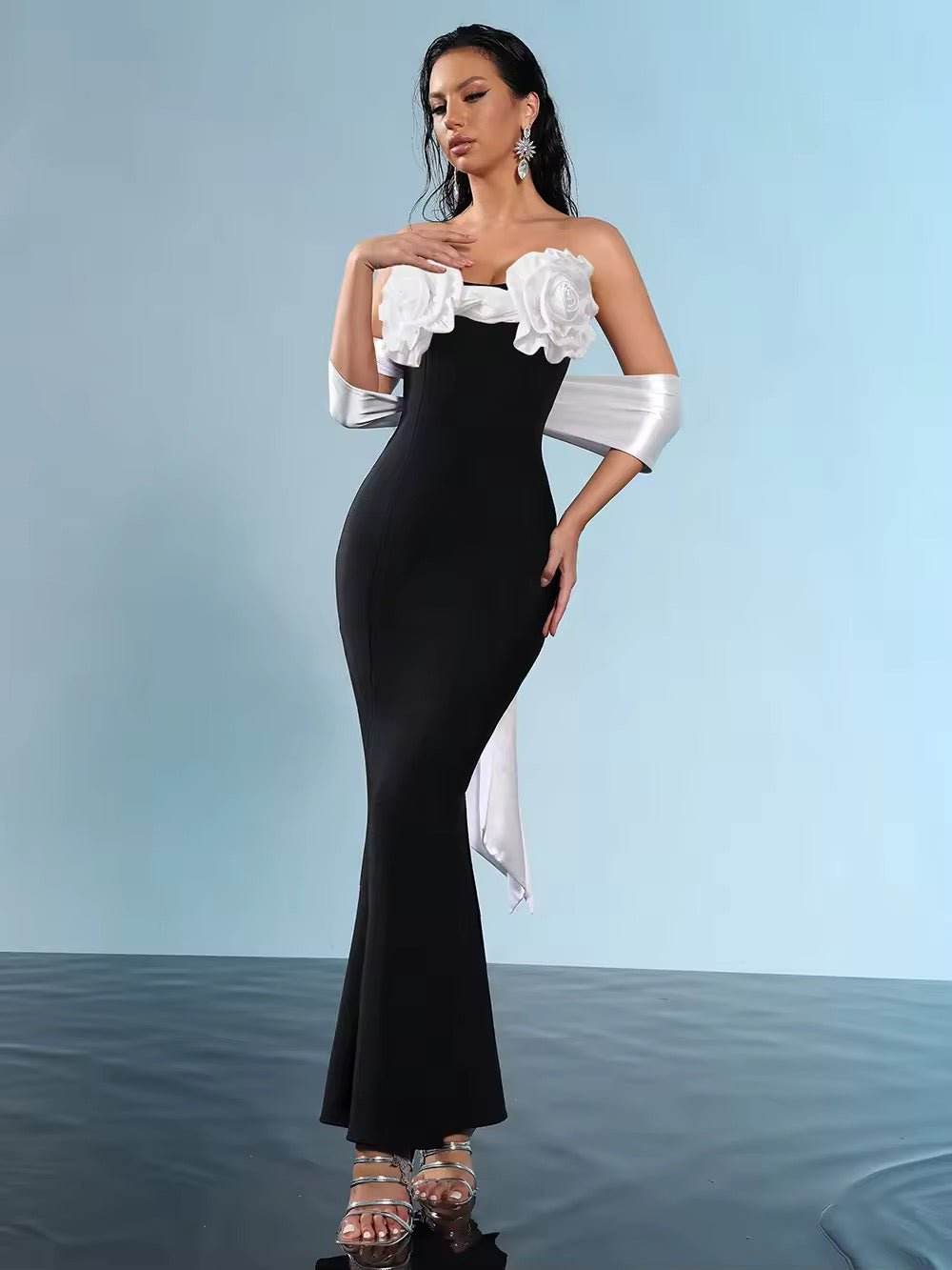 Mermaid Bandage Maxi Dress - REBECATHELABEL