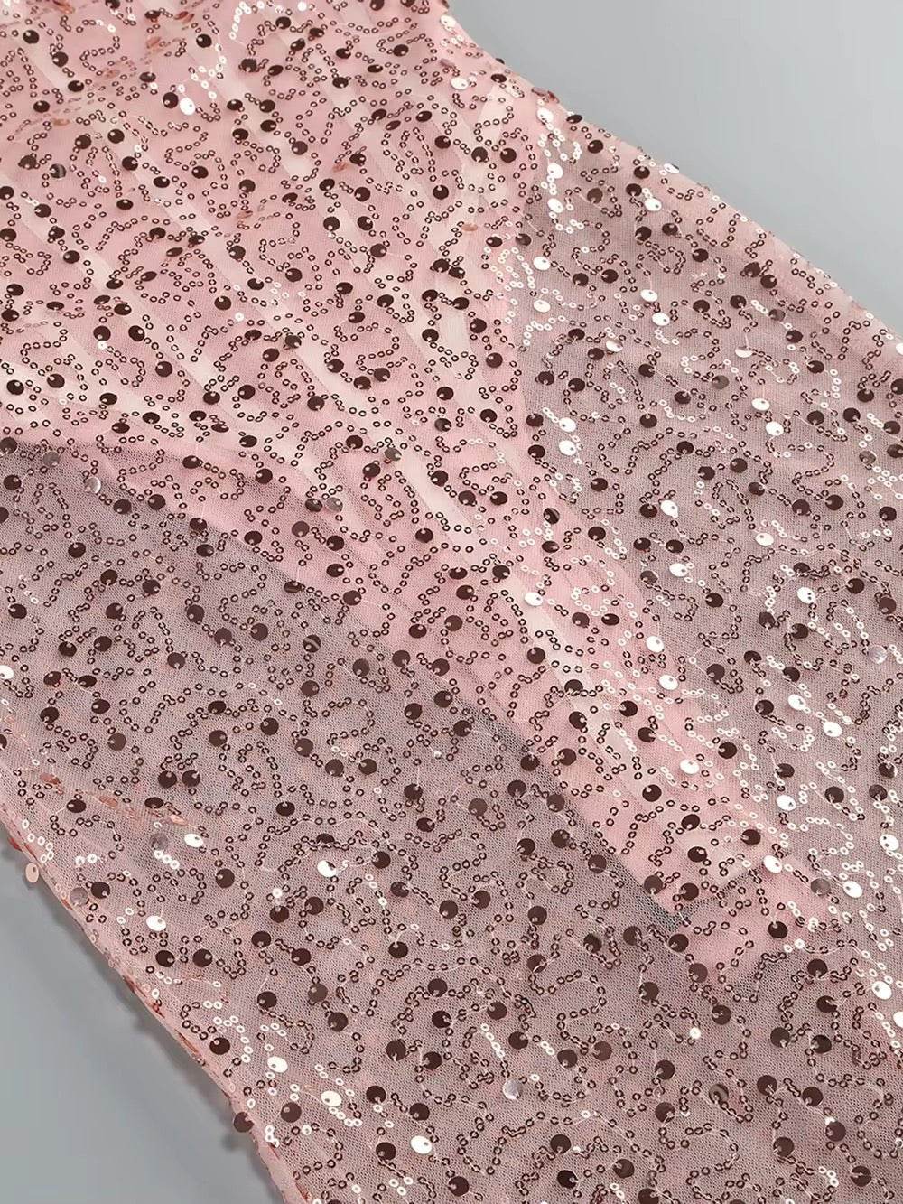 Mesh See Through Strapless Maxi Dress - REBECATHELABEL