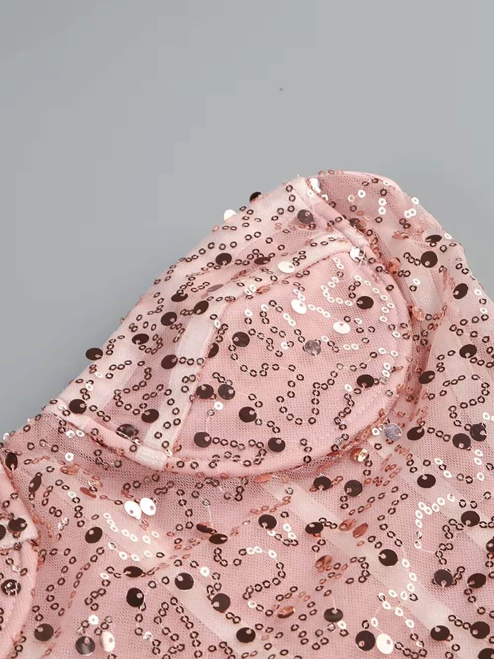 Mesh See Through Strapless Maxi Dress - REBECATHELABEL