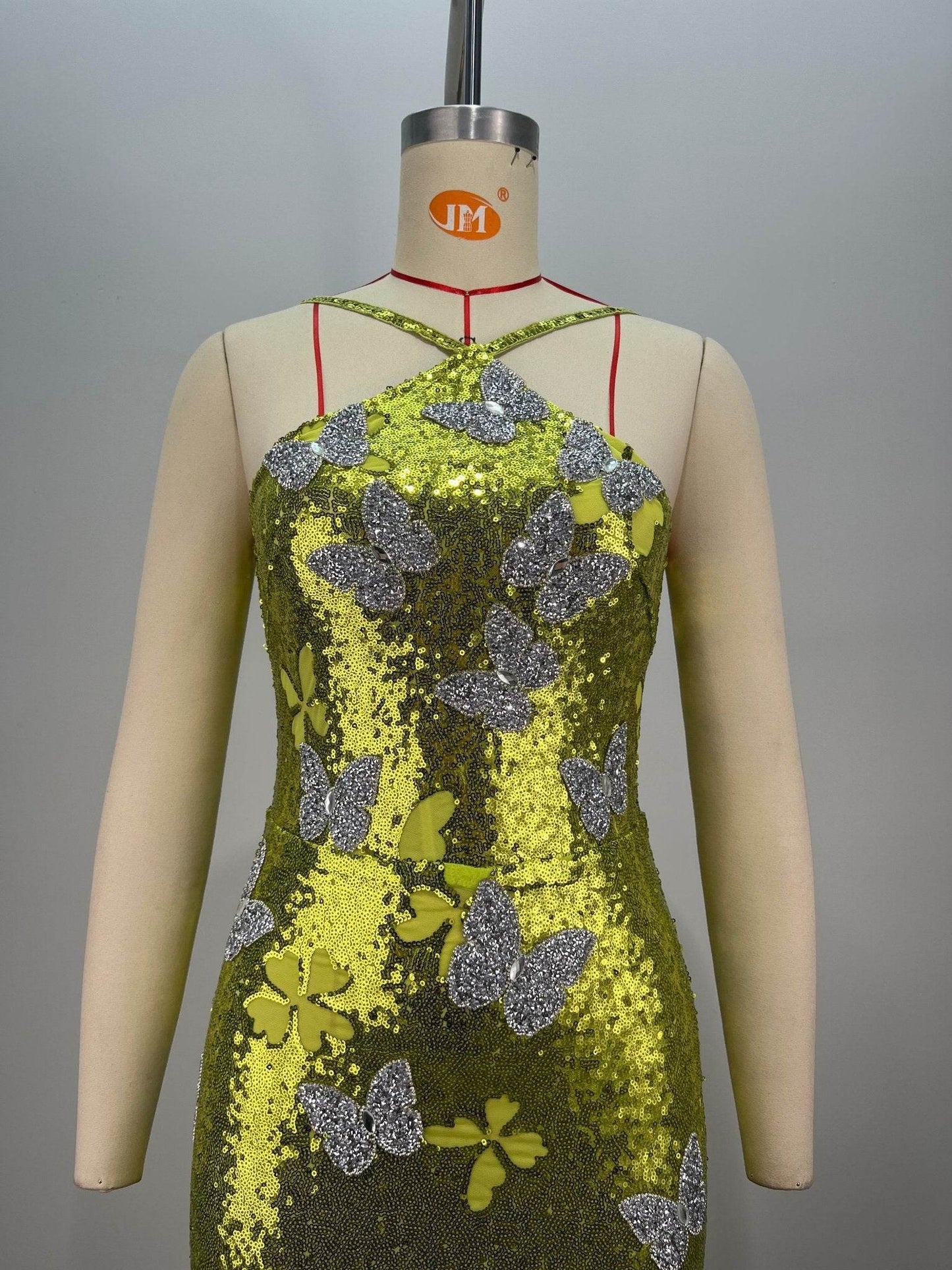 Milan sequin butterfly dress - REBECATHELABEL