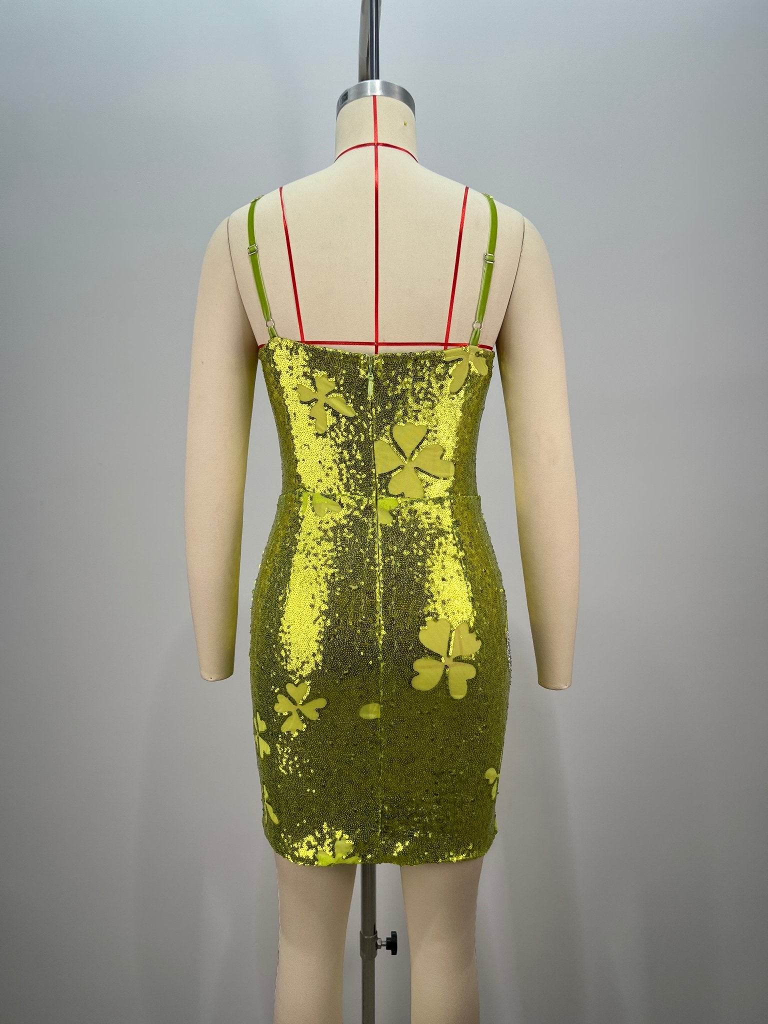 Milan sequin butterfly dress - REBECATHELABEL