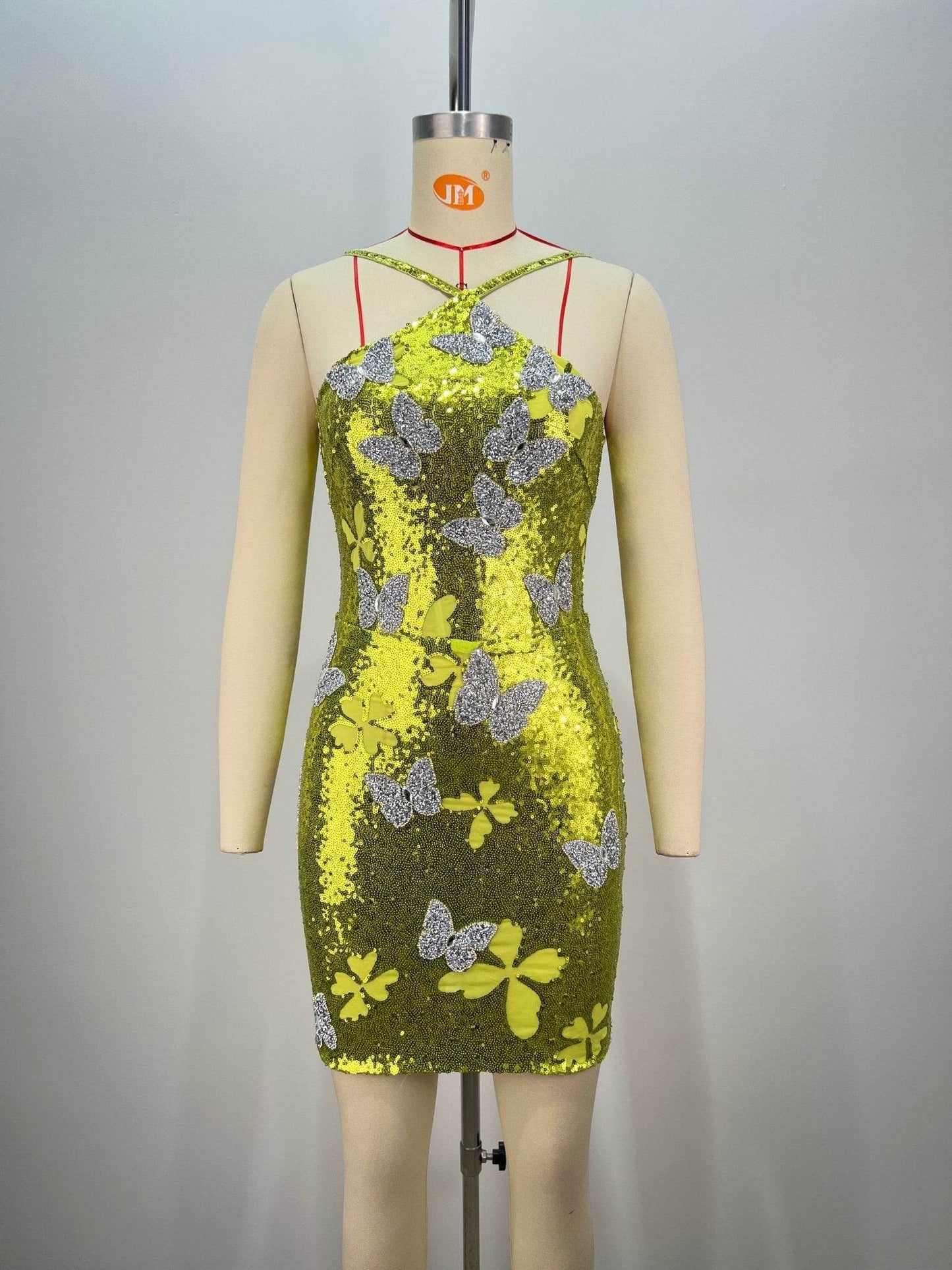 Milan sequin butterfly dress - REBECATHELABEL