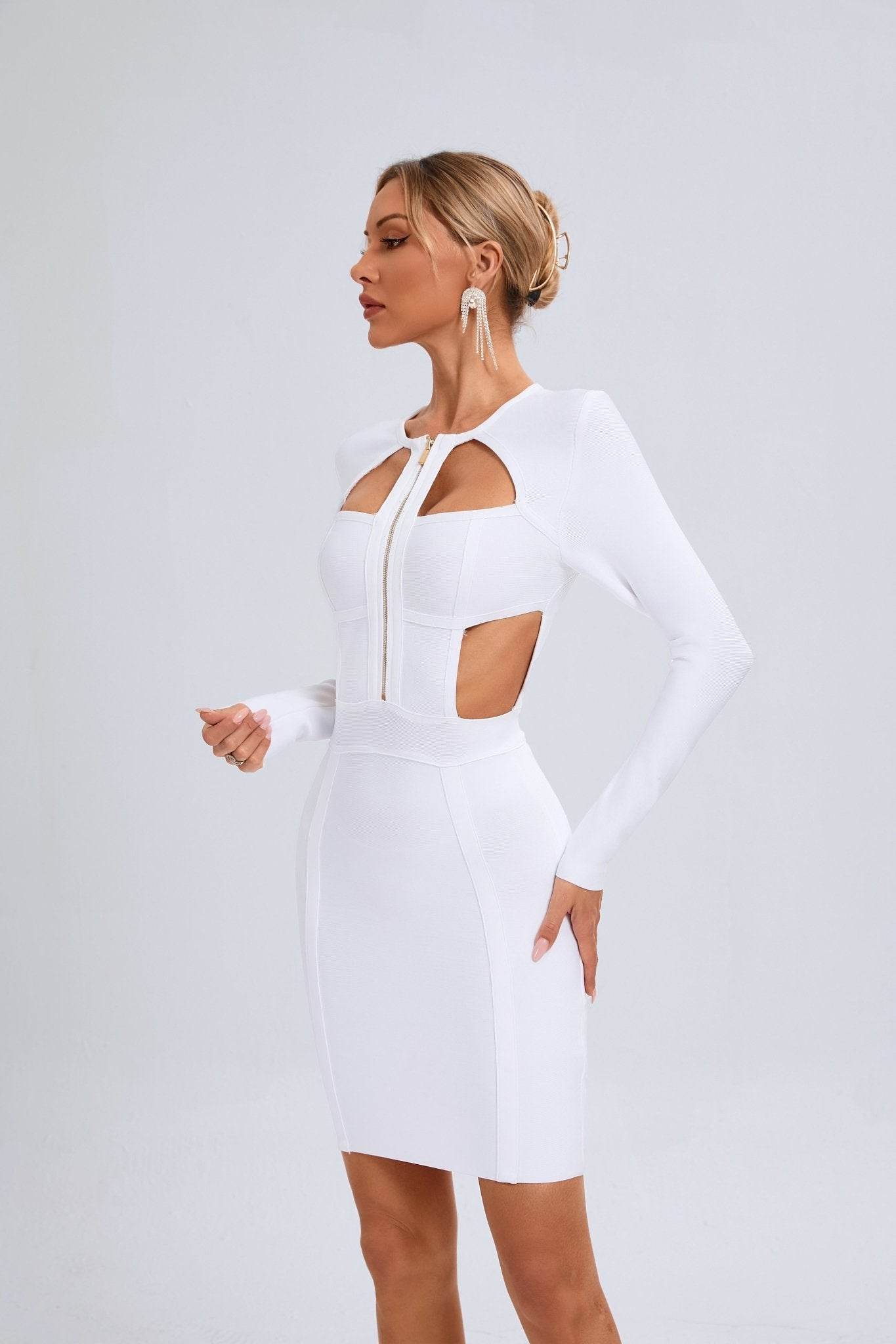 Milan white bandage dress - REBECATHELABEL