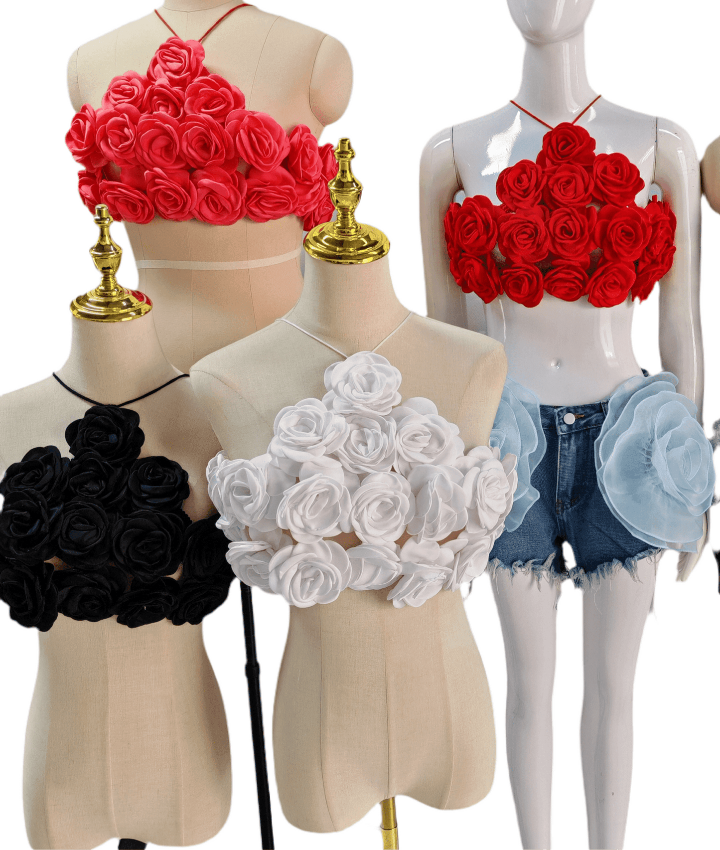 Momo flower top - REBECATHELABEL