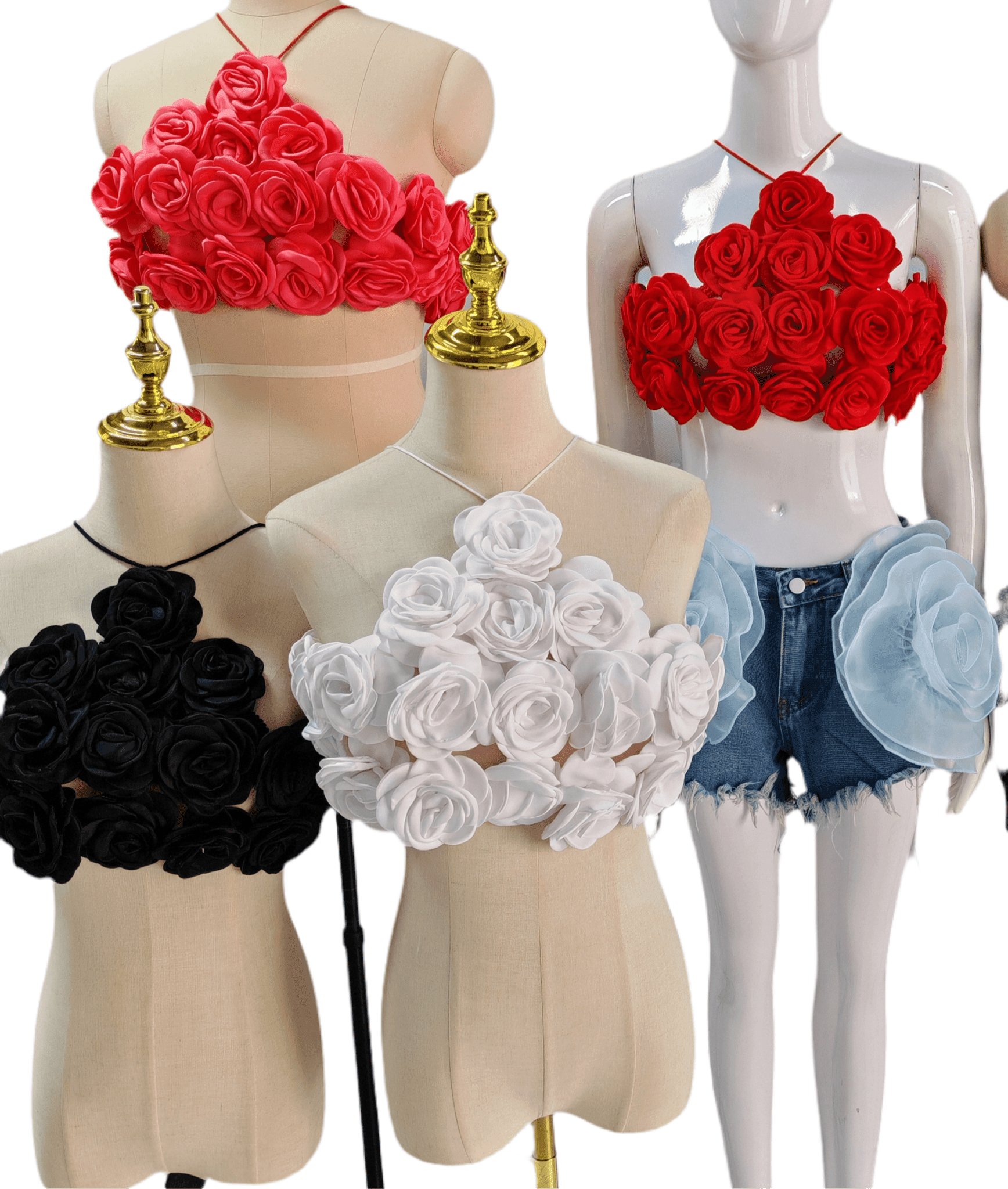 Momo flower top - REBECATHELABEL