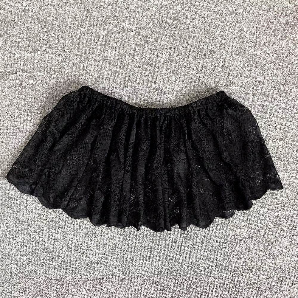 Multiple Ways To Wear Maxi Dress With Detachable Lace Edge Design - REBECATHELABEL