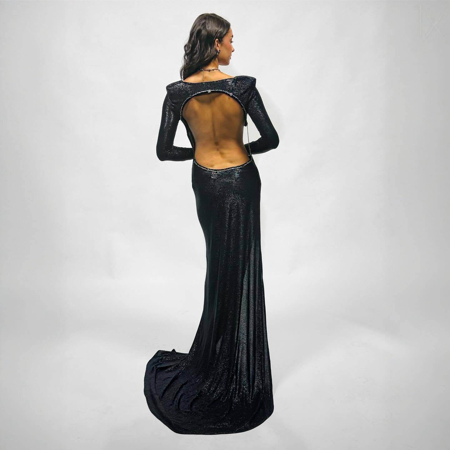 Nishe long slit dress - REBECATHELABEL