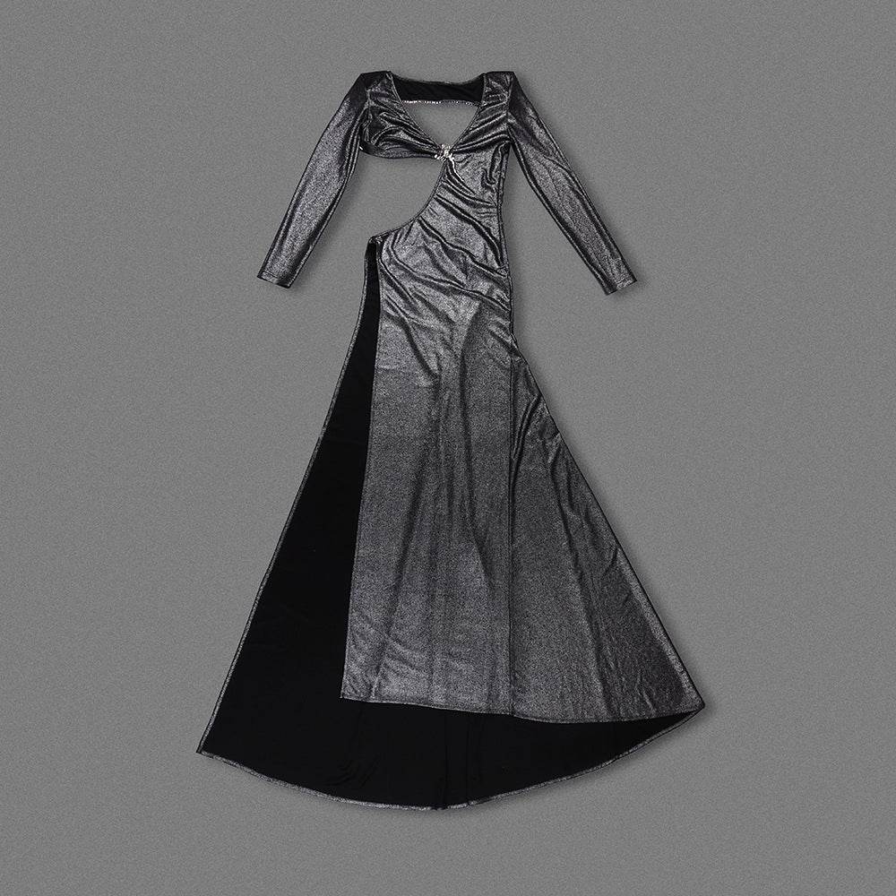 Nishe long slit dress - REBECATHELABEL