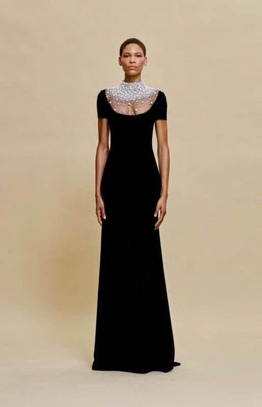 Olay pearl dress - REBECATHELABEL