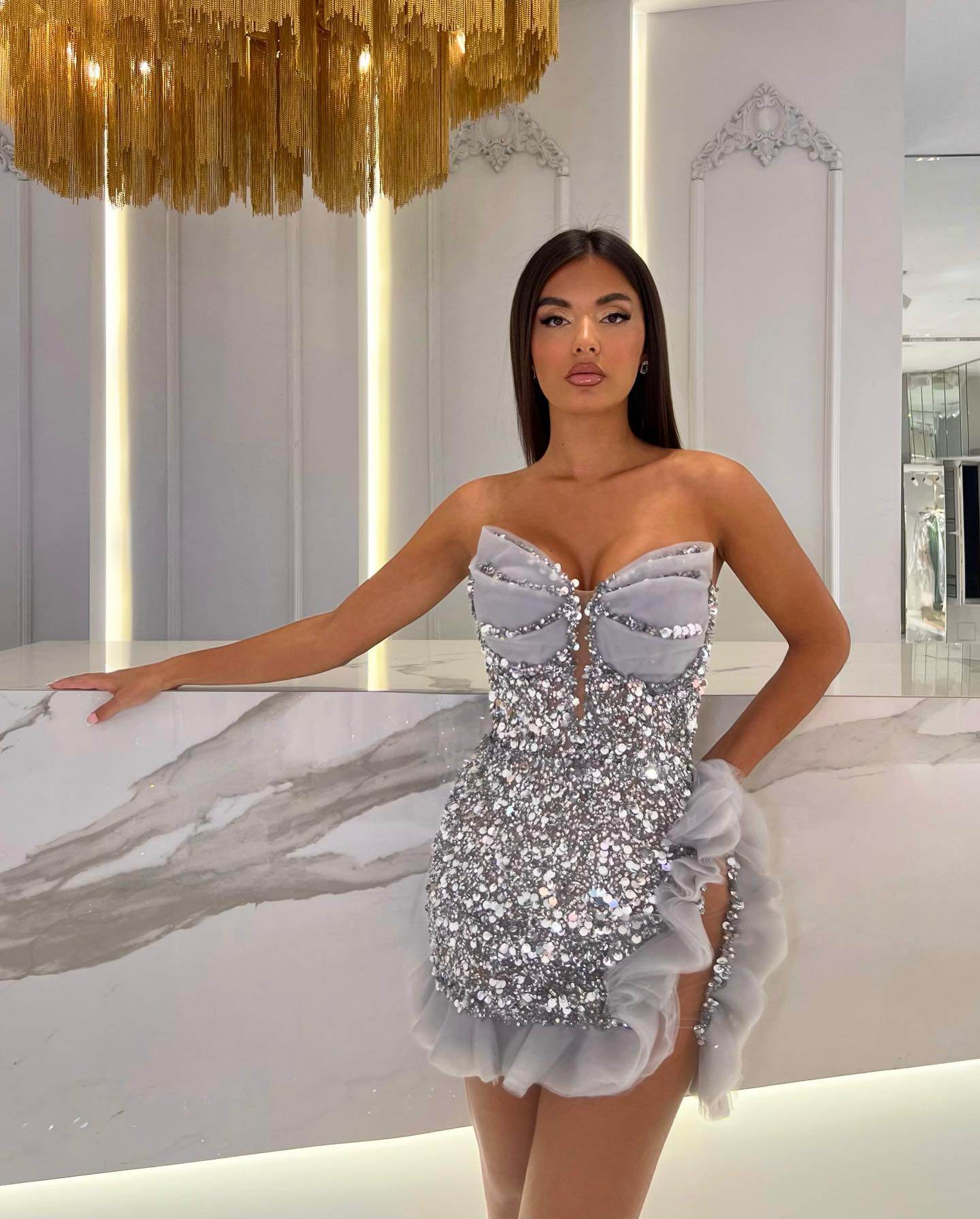 Olay sequin dress - REBECATHELABEL