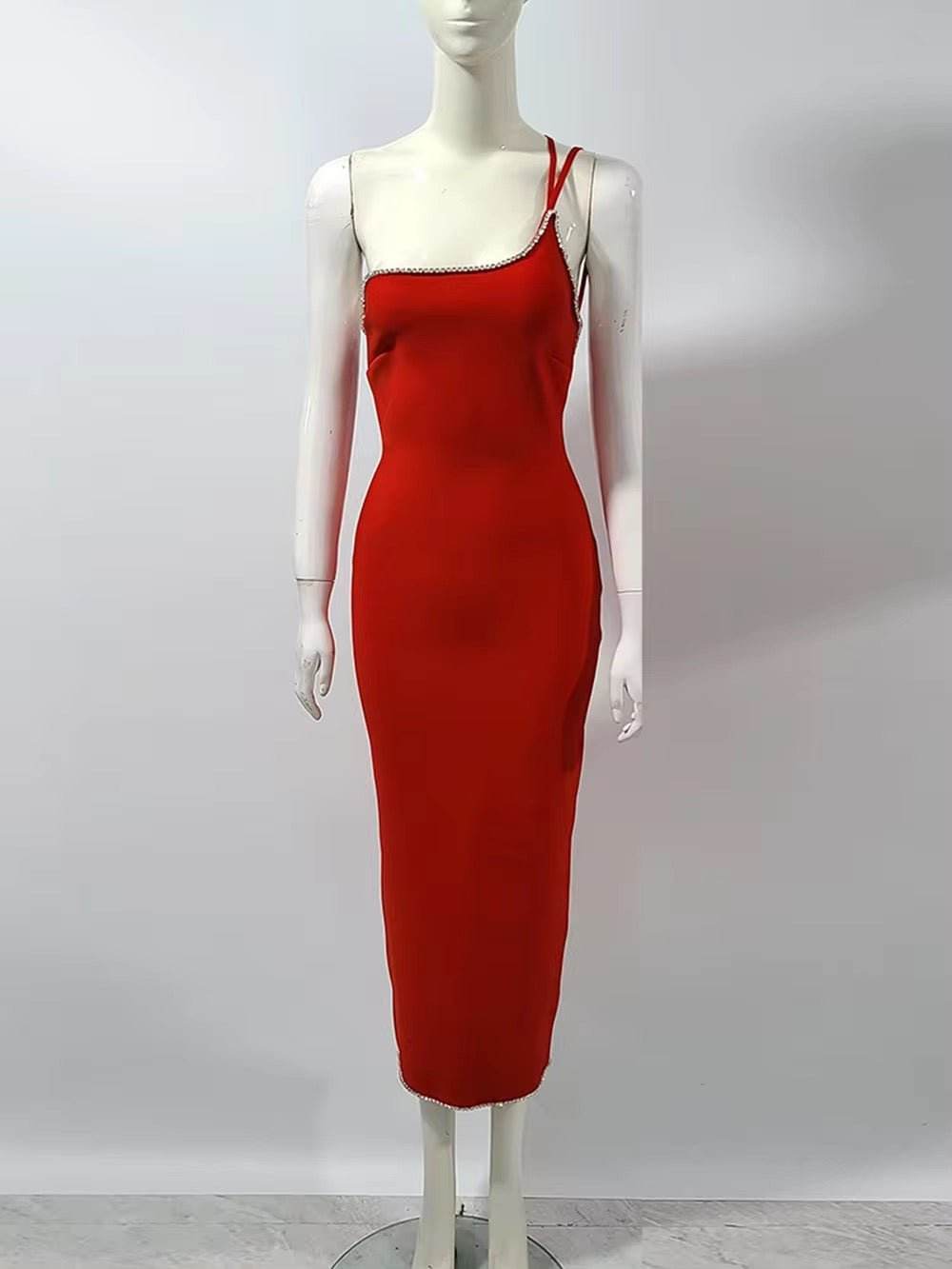 One Shoulder Bandage Dress - REBECATHELABEL