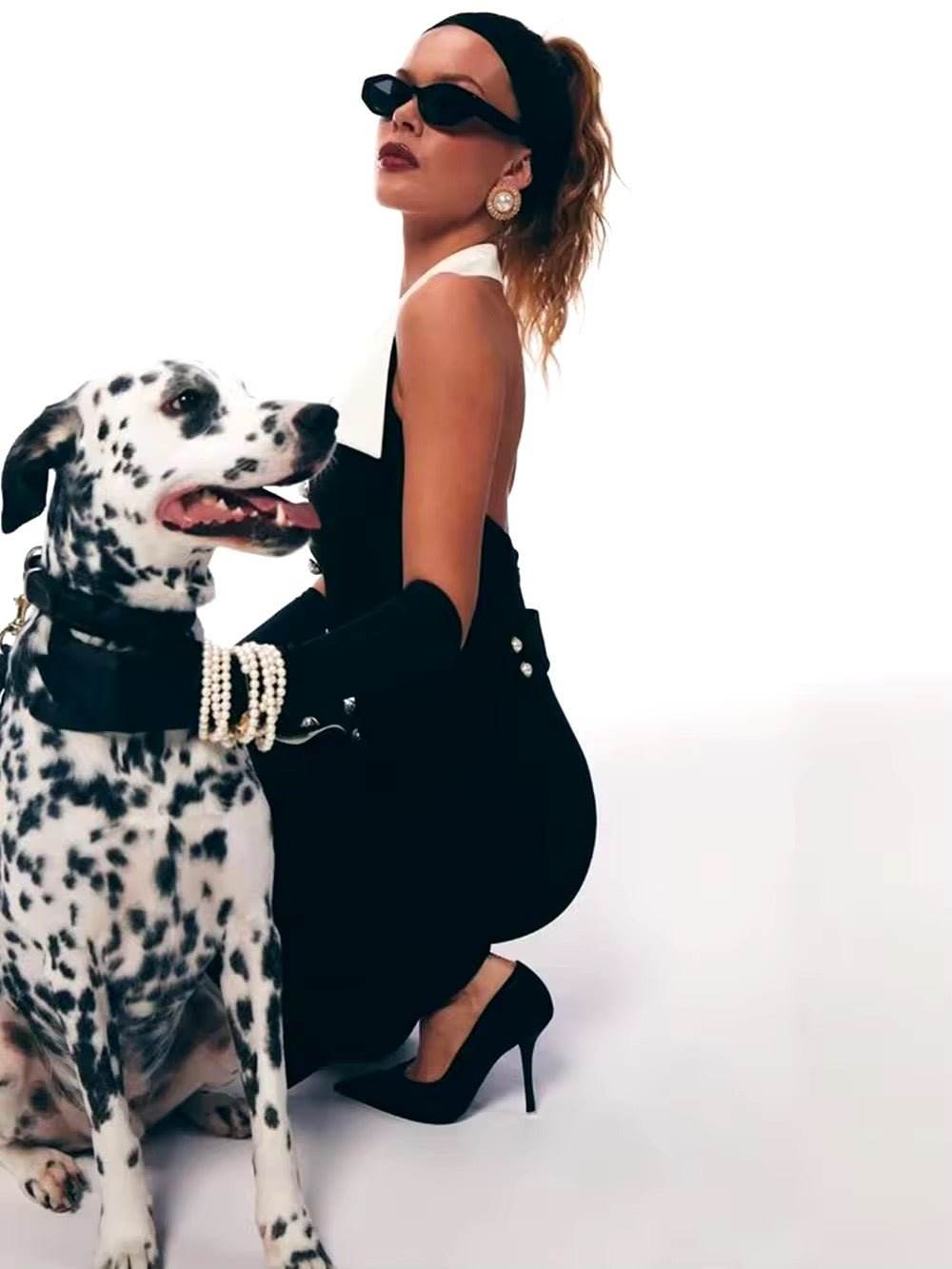 Pearl Button Backless Black Tight Maxi Dress - REBECATHELABEL