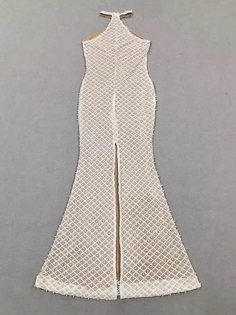Pearl Sequin Tight Design Sleeveless Mermaid - REBECATHELABEL