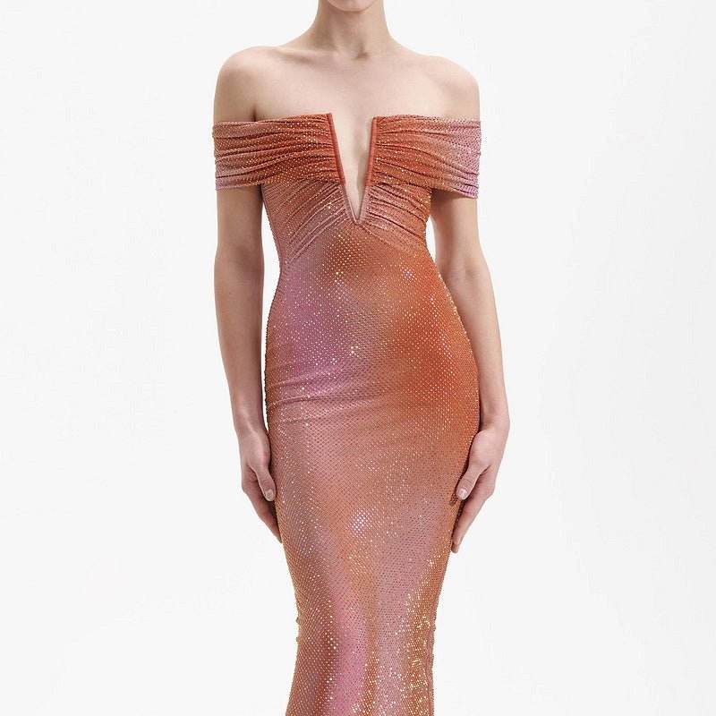 Pretty angel midi dress - REBECATHELABEL