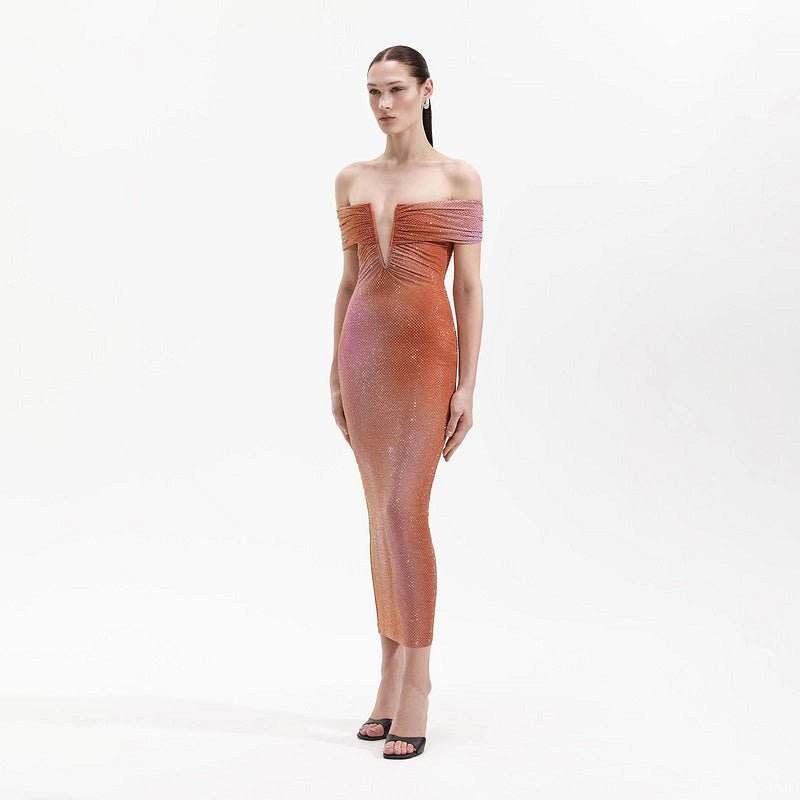 Pretty angel midi dress - REBECATHELABEL