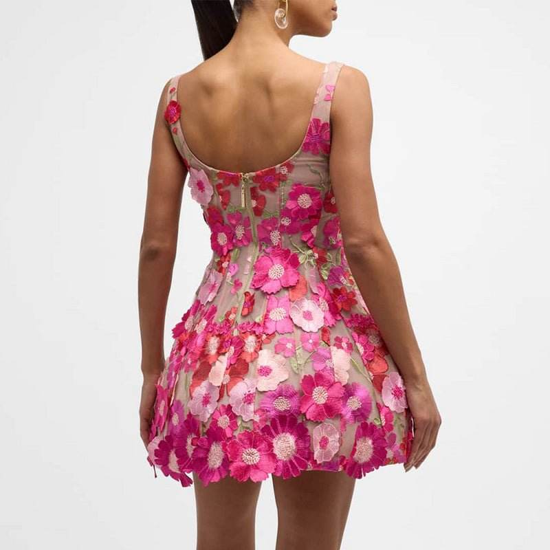 Rebecca floral mini dress - REBECATHELABEL