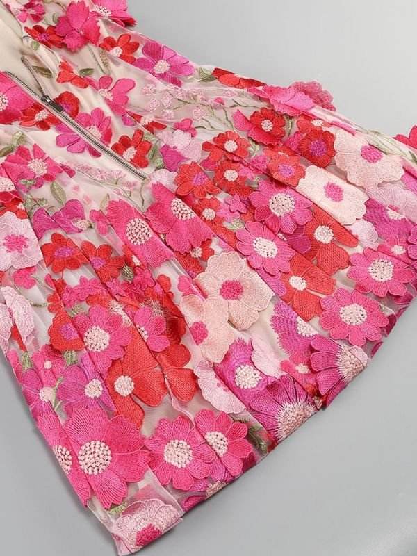 Rebecca floral mini dress - REBECATHELABEL