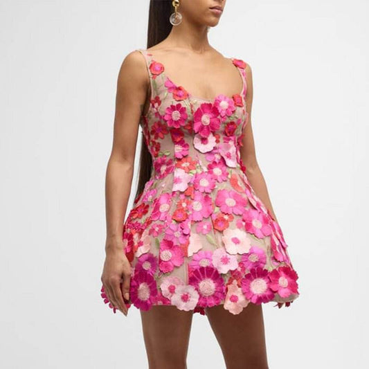 Rebecca floral mini dress - REBECATHELABEL