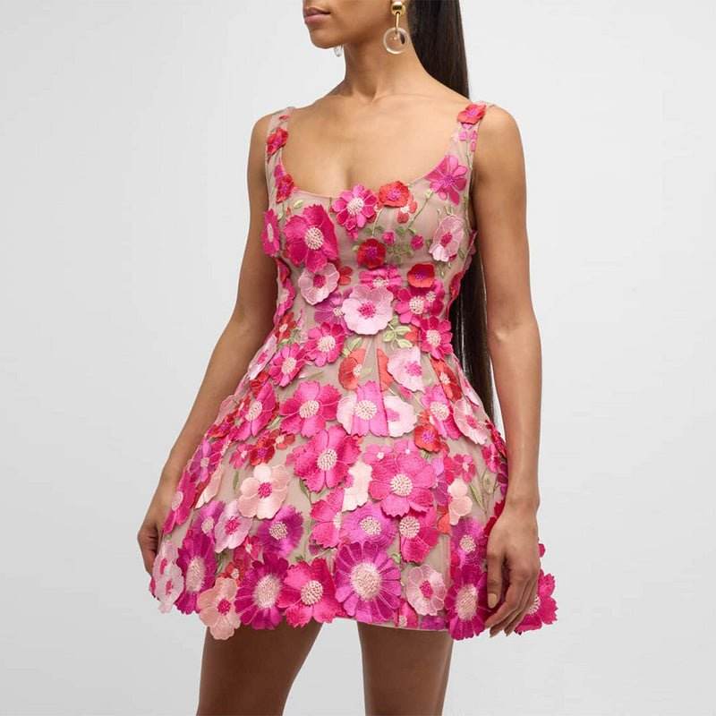 Rebecca floral mini dress - REBECATHELABEL