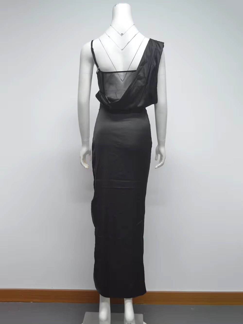 Satin Corset Maxi Dress - REBECATHELABEL