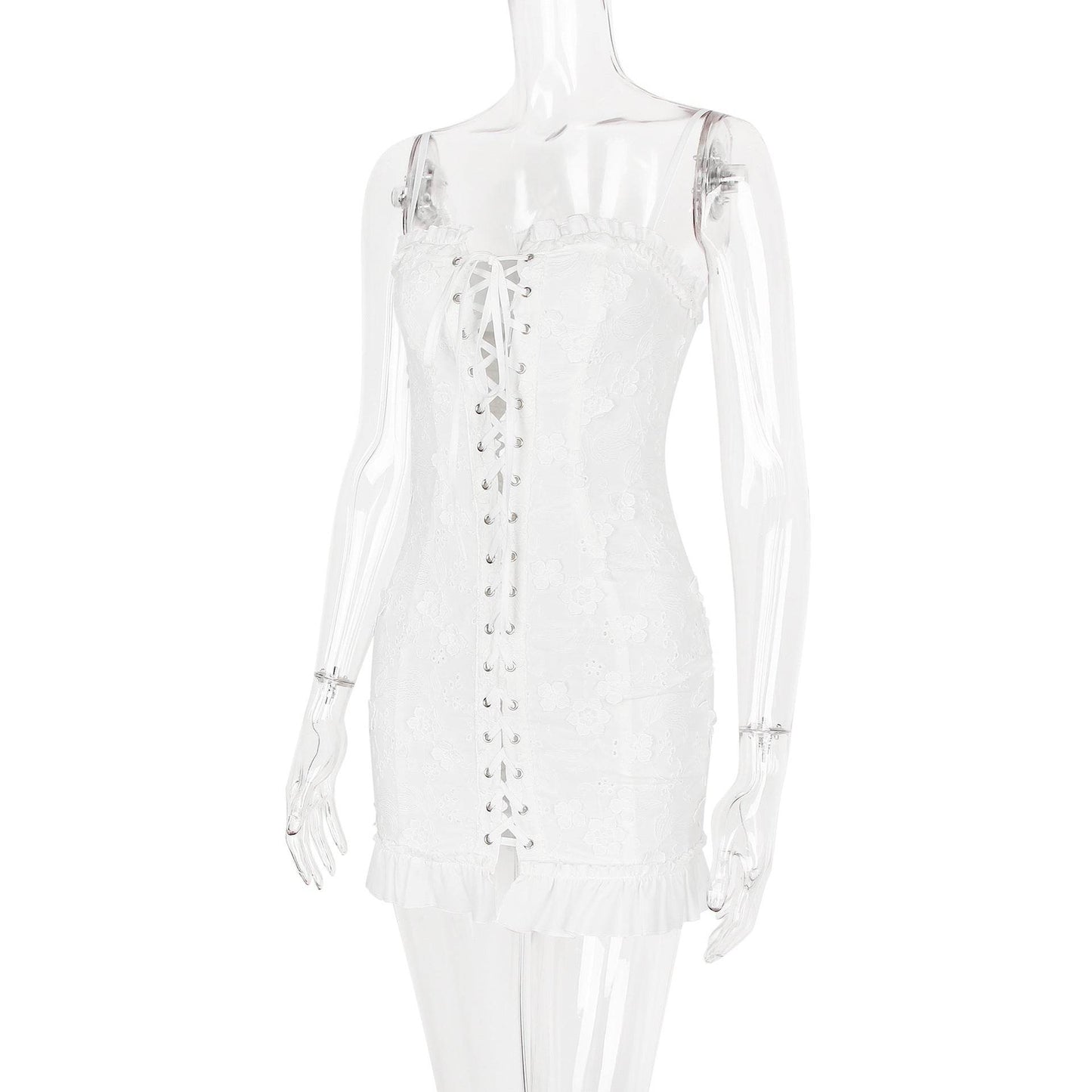 Short Sling mini Dress - REBECATHELABEL