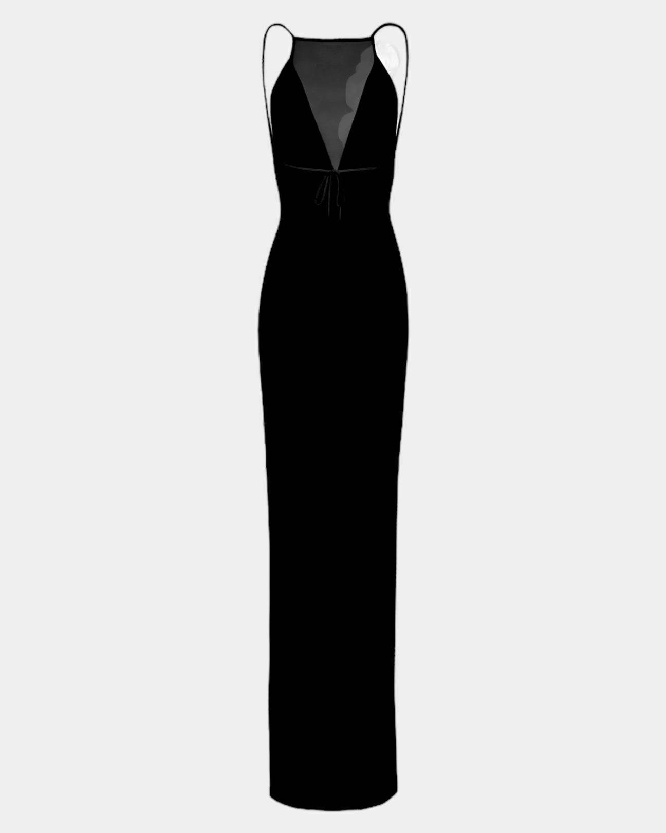 Sleeveless White Flower Tight Long Bandage Dress - REBECATHELABEL