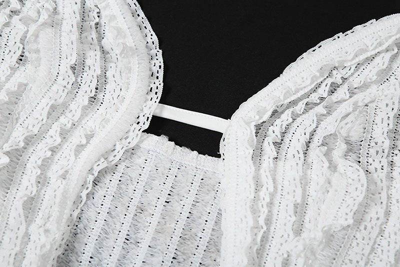 Slit Slim Fit Strappy Low Cut Slim Fit Dress - REBECATHELABEL