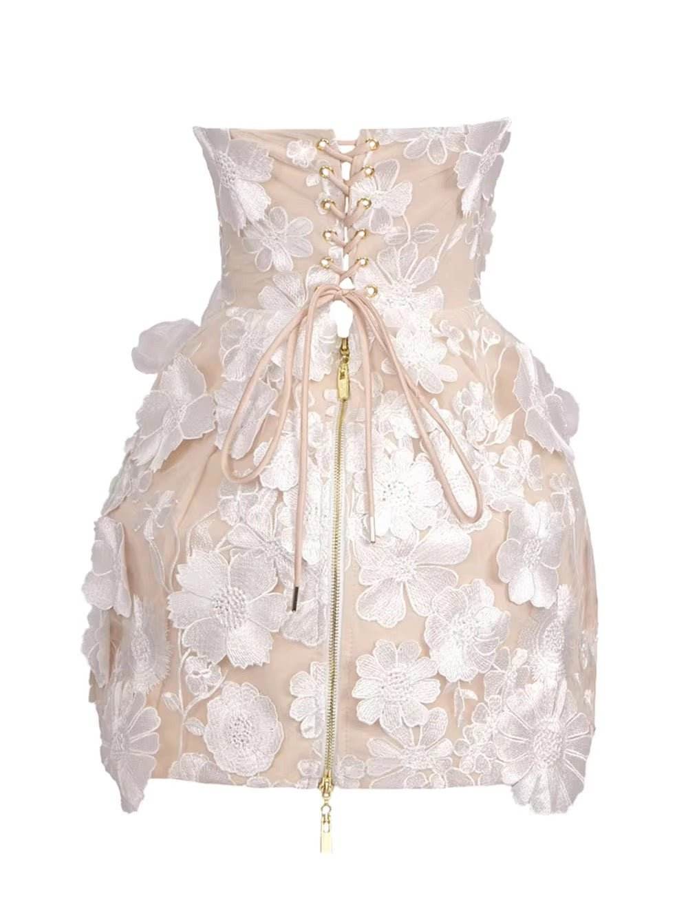 Strapless Bodycon Mini Ball Gown Dress - REBECATHELABEL