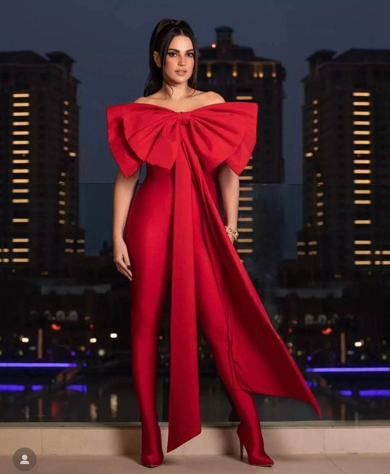 Strapless Bow Tight Elastic Pencil Jumpsuit - REBECATHELABEL