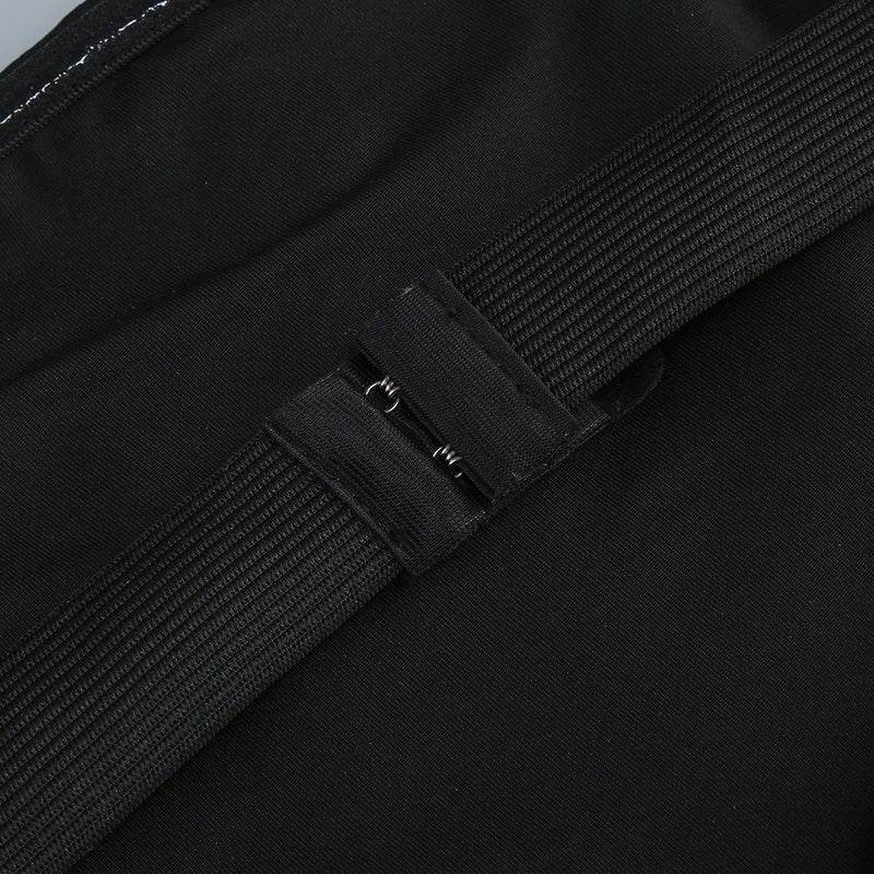 Strapless Long Chain Tassel Design Jumpsuit - REBECATHELABEL