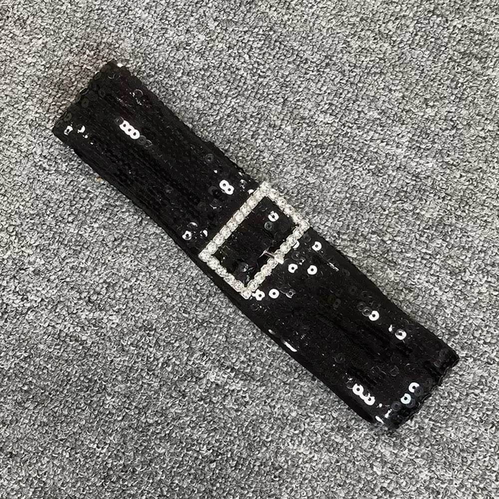 Strapless Sequin Feather Tight jumpsuit - REBECATHELABEL