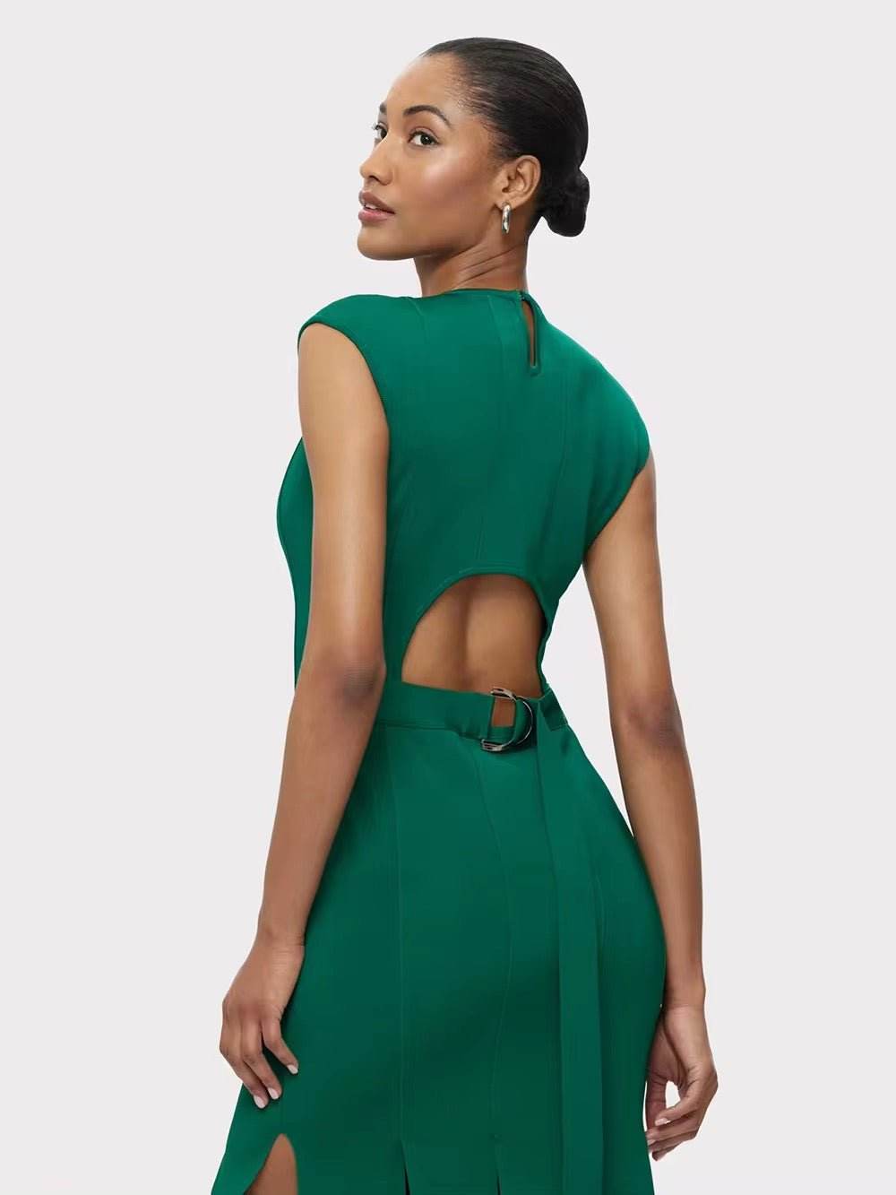 Tassels sleeveless fringe Bodycon sexy backless dress - REBECATHELABEL