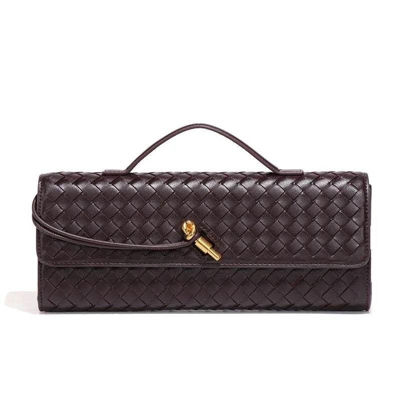 The Woven Grace Clutch - REBECATHELABEL