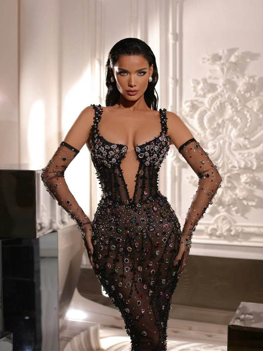 Too hot maxi dress - REBECATHELABEL