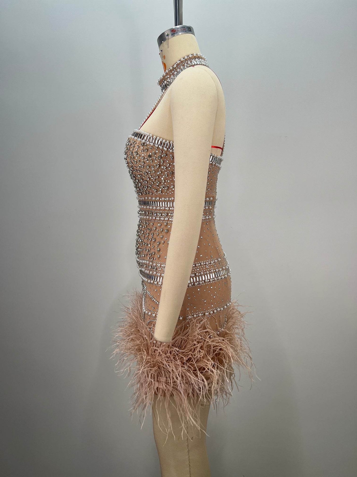 Tutu feather mini dress - REBECATHELABEL