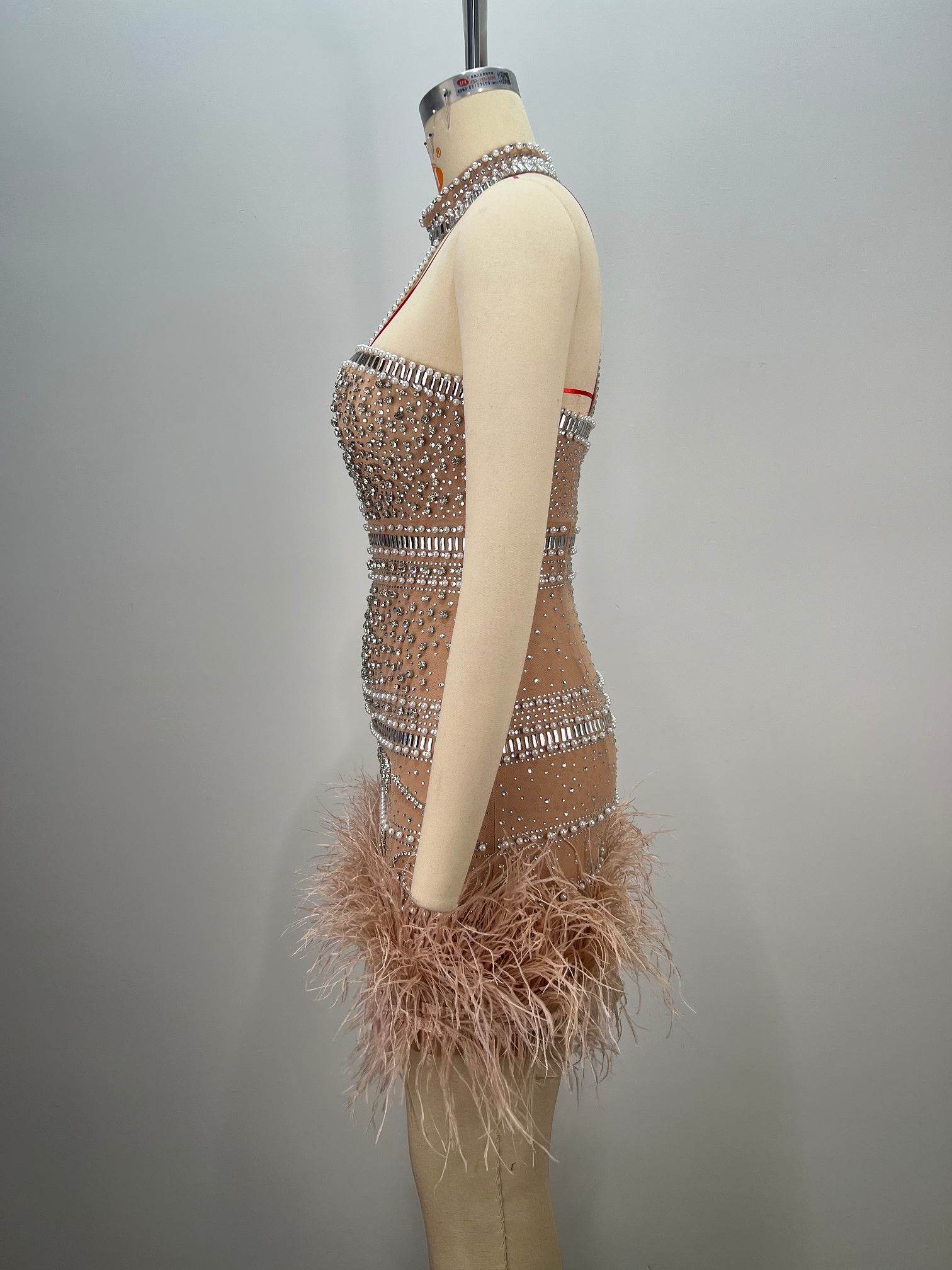 Tutu feather mini dress - REBECATHELABEL