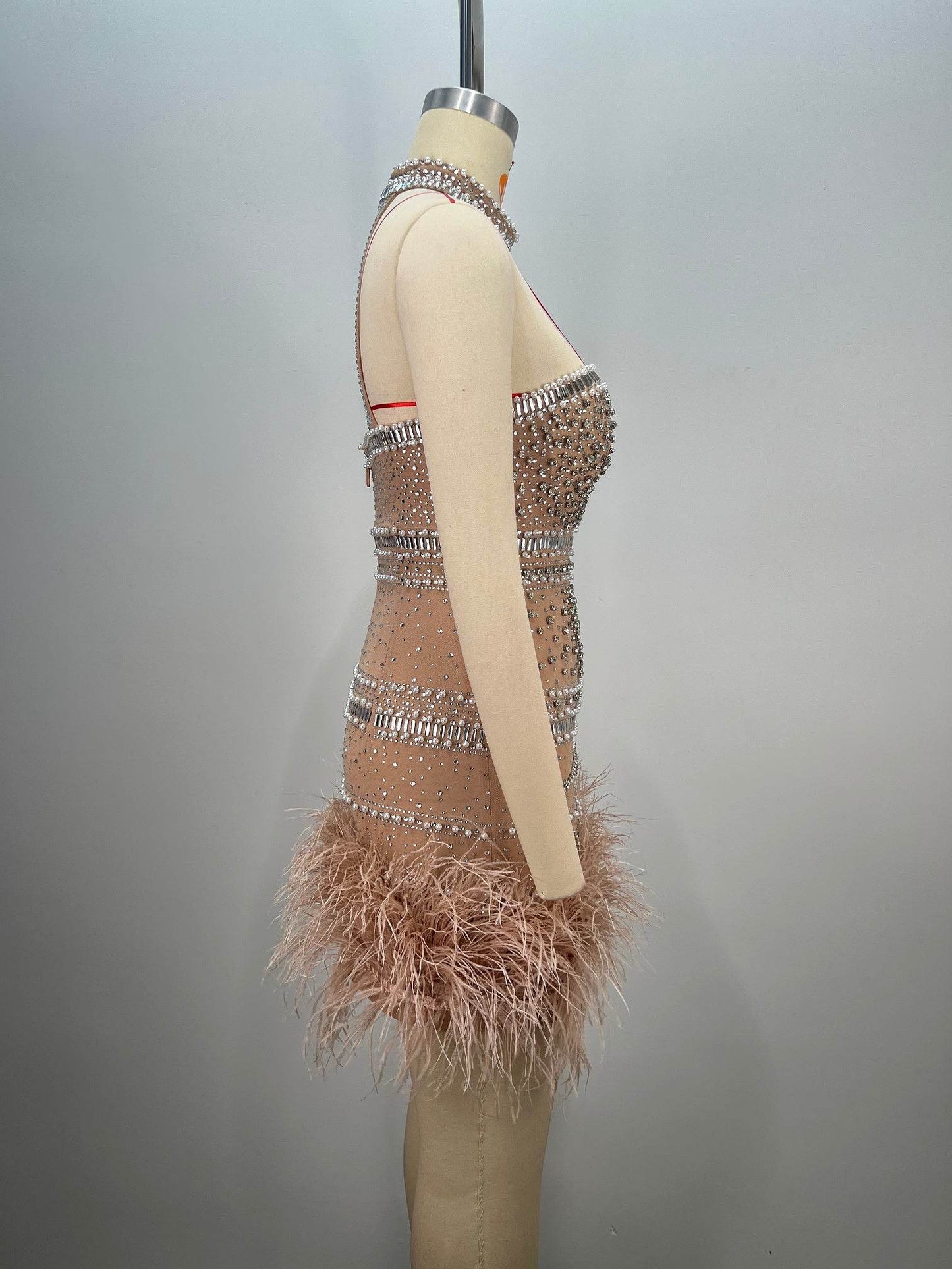 Tutu feather mini dress - REBECATHELABEL