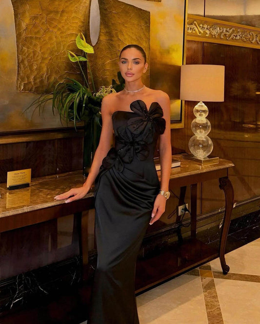 Tutu flower floor length dress - REBECATHELABEL