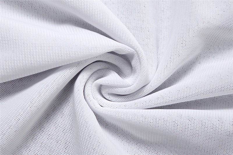 V neck Backless Solid Color Irregular Asymmetric Mesh Sling Dress - REBECATHELABEL