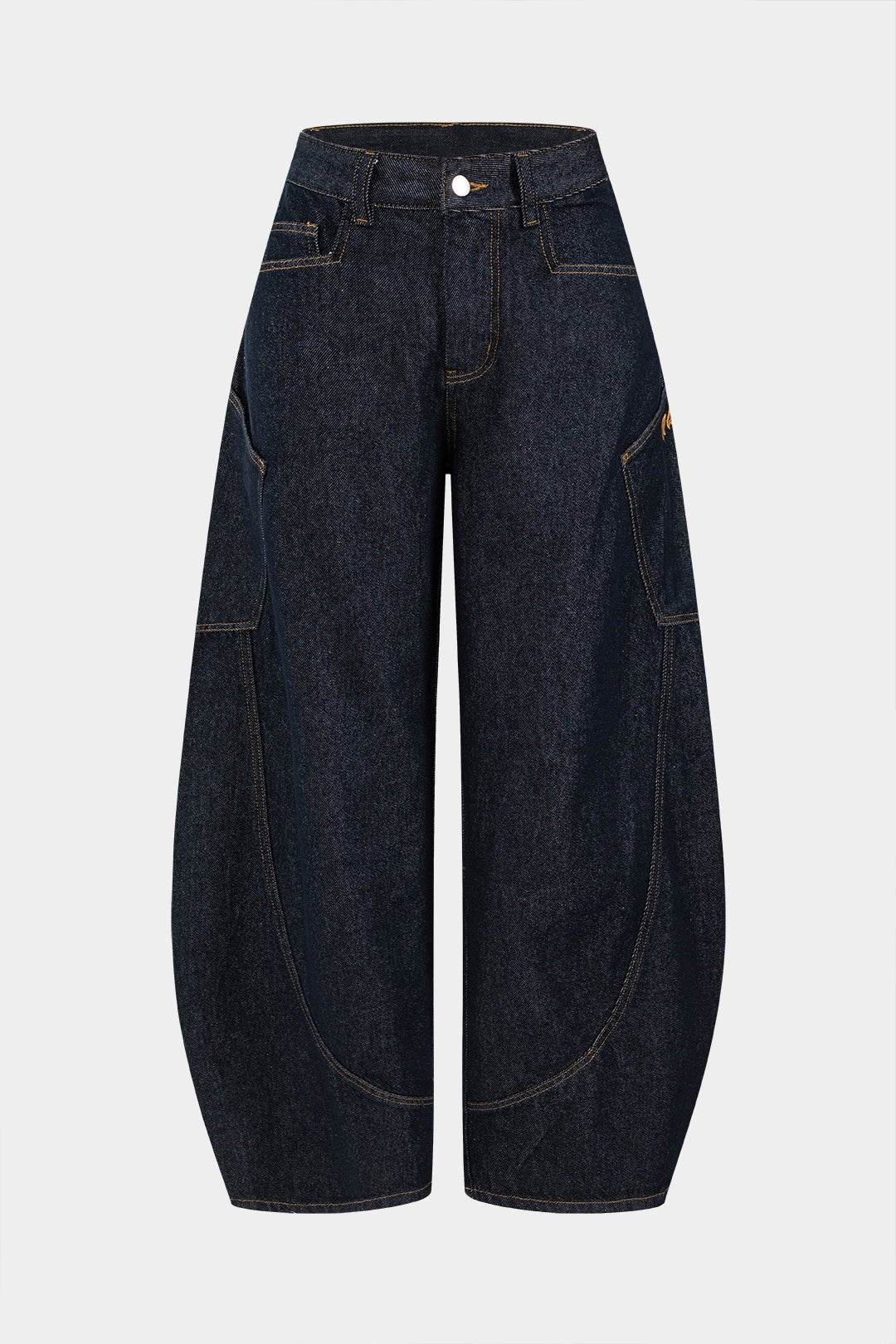 Washed Wide Leg Jeans - REBECATHELABEL