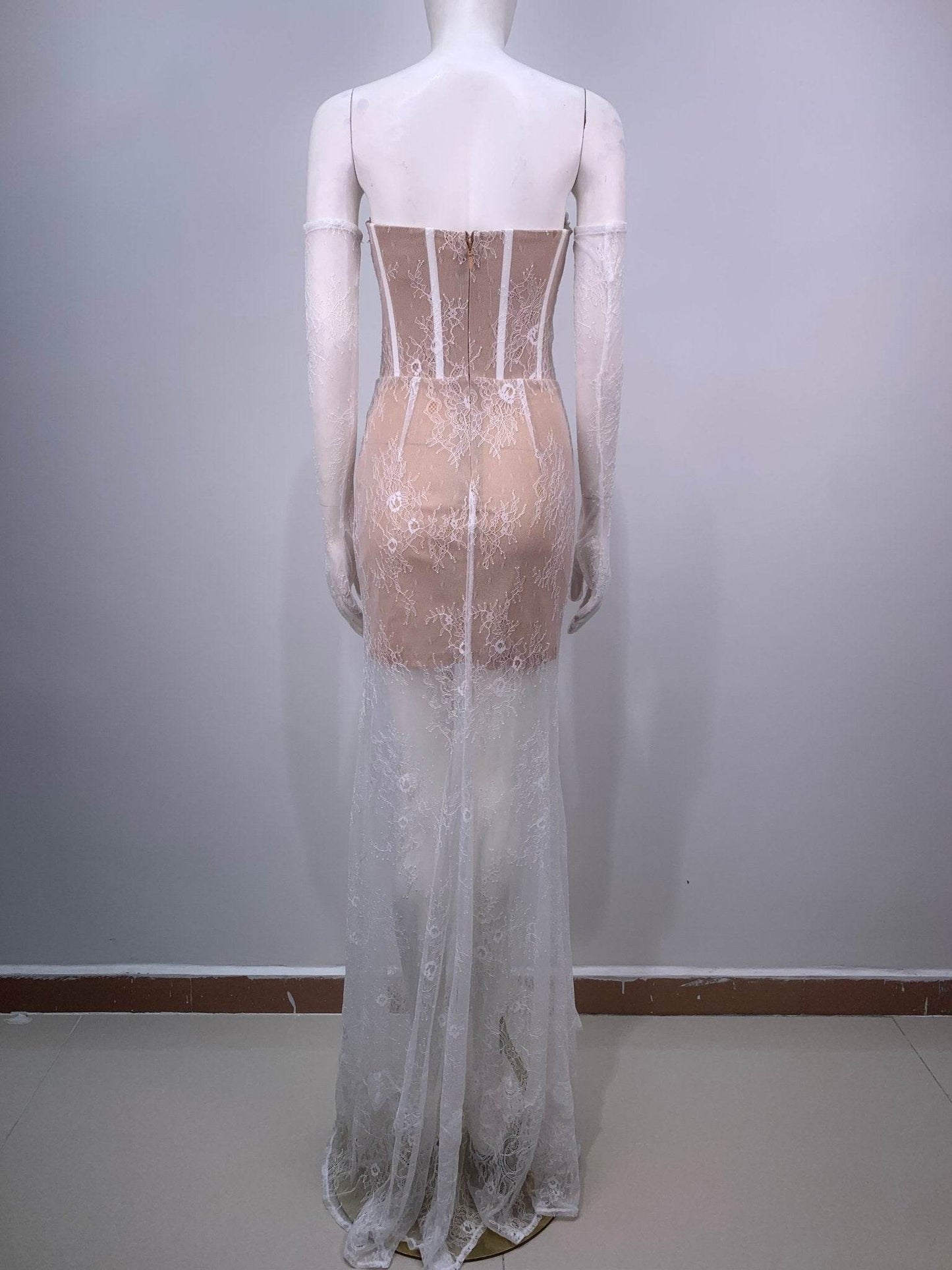 Yandy maxi gloves dress - REBECATHELABEL