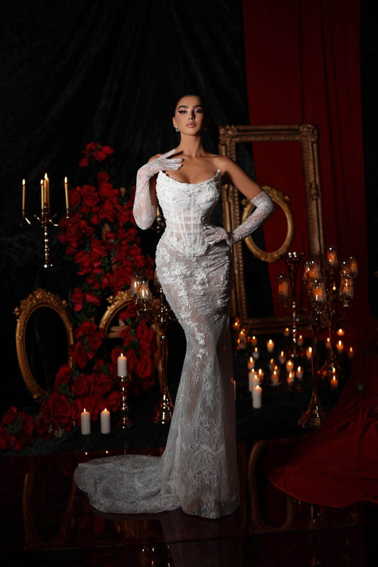 Yandy maxi gloves dress - REBECATHELABEL