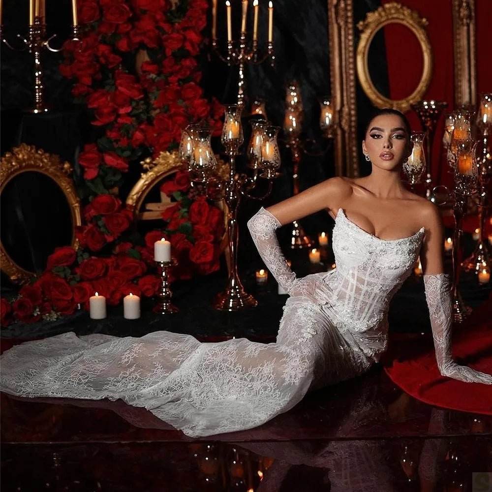 Yandy maxi gloves dress - REBECATHELABEL