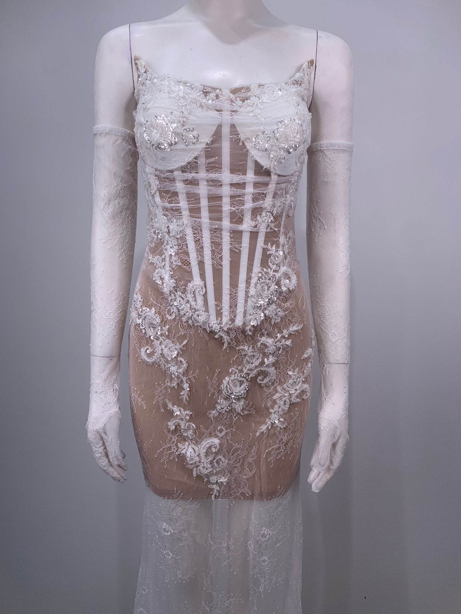 Yandy maxi gloves dress - REBECATHELABEL