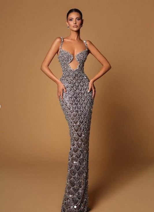 Yandy sequin floor length dress - REBECATHELABEL