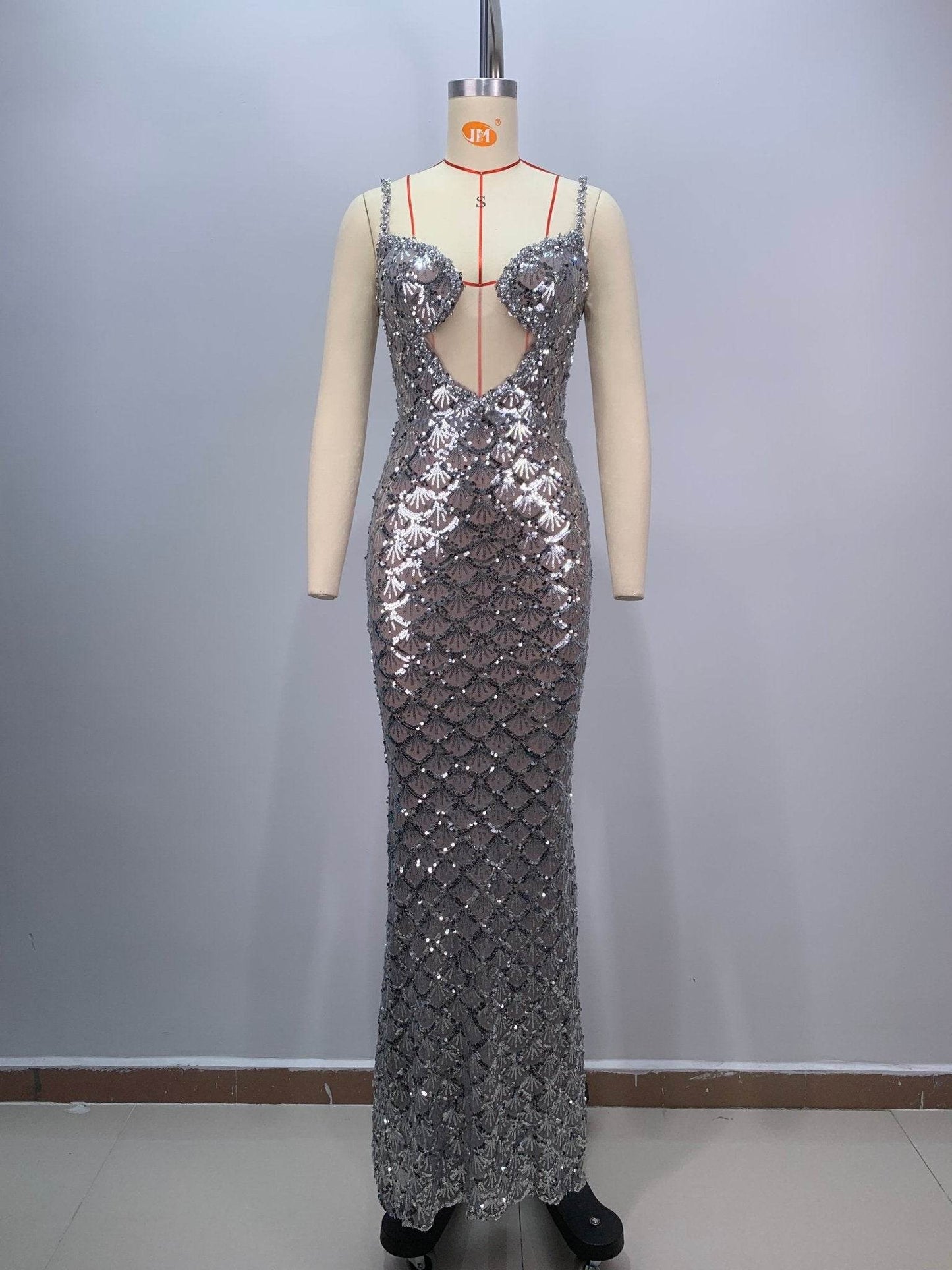 Yandy sequin floor length dress - REBECATHELABEL